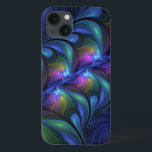 Farbenfrohe Abstrakte blaurosa grünes Fraktal Case-Mate iPhone Hülle<br><div class="desc">Fraktal Kunst, modern, abstrakt und hell. Design für Ihr Handy Gehäuse und mehr.</div>