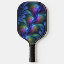 Farbenfrohe Abstrakte blaurosa grünes Fraktal