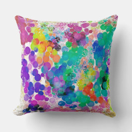 Farbenfrohe Abstrakte Bokeh 2 Design Doppelseitige Kissen