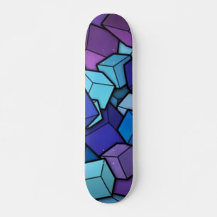 Farbenfrohe Abstrakte Boxen Skateboard