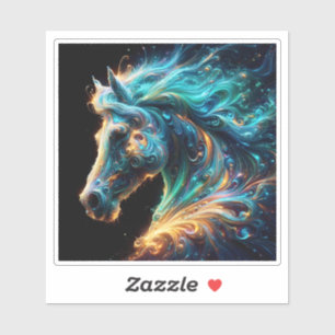 Farbenfrohe Abstrakte Darstellung eines grässliche Aufkleber