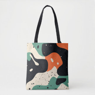 Farbenfrohe abstrakte Designtasche