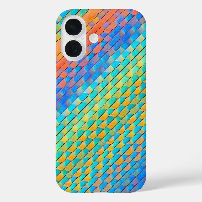 Farbenfrohe Abstrakte, digitale Muster Case-Mate iPhone Hülle (Rückseite)