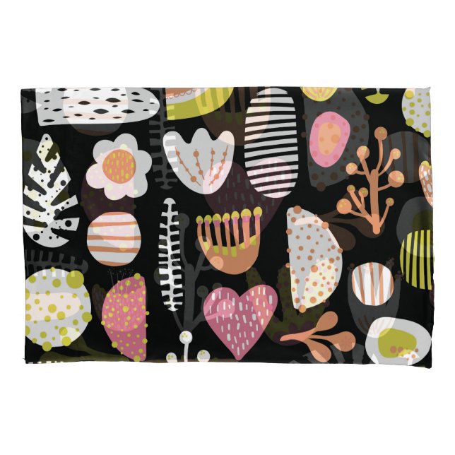 Farbenfrohe abstrakte Kinder nahtlos. Kissenbezug (Vorderseite)