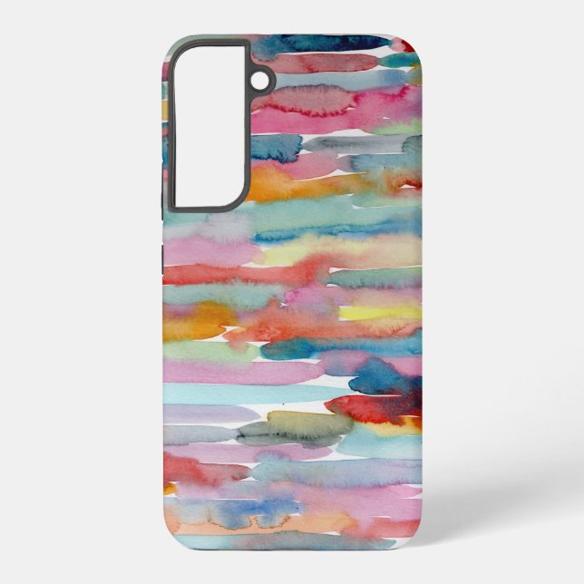 Farbenfrohe Abstrakte Kunst Pinakothek Züst Samsung Galaxy Hülle (Rückseite)