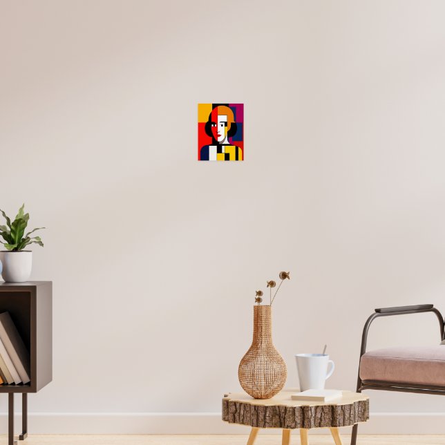 Farbenfrohe Abstrakte Kunst Poster (Wohnzimmer 3)