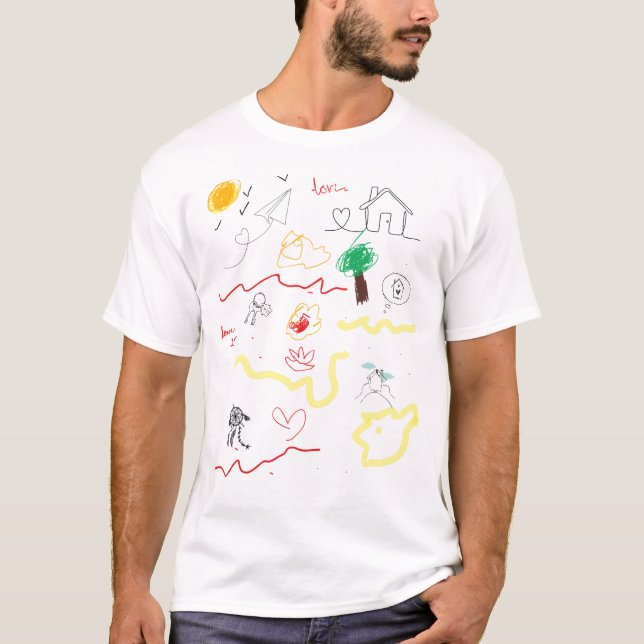 Farbenfrohe Abstrakte Kunst T - Shirt (Vorderseite)