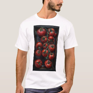 Farbenfrohe Abstrakte Kunstwerke - Tomaten in eine T-Shirt