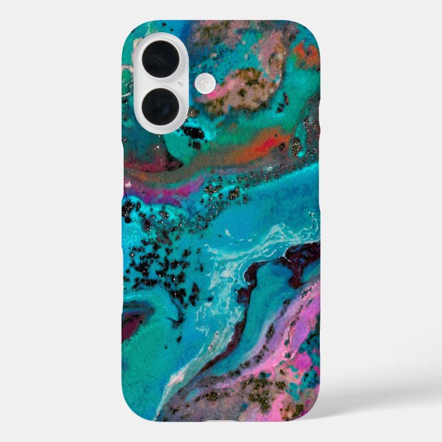 Farbenfrohe Abstrakte Malerei Case-Mate iPhone Hülle (Rückseite)