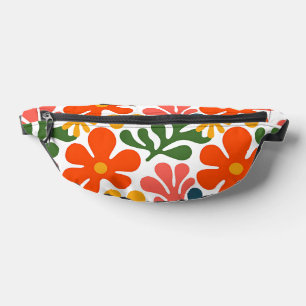 Farbenfrohe abstrakte Matisse-Blumen-Retro-Kunst Bauchtasche