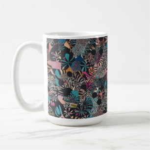 Farbenfrohe Abstrakte Muster Klassische Tasse 15 o