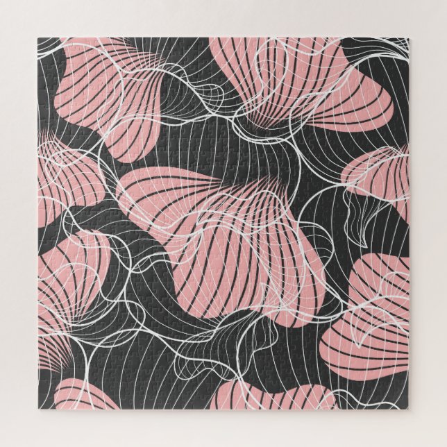 Farbenfrohe abstrakte, nahtlose künstlerische Must Puzzle (Vertikal)