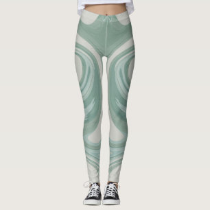 Farbenfrohe, Abstrakte, Niedliche Marke Leggings
