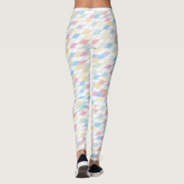 Farbenfrohe Abstrakte Pasteten Leggings