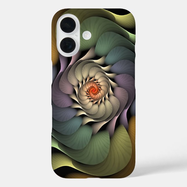 Farbenfrohe Abstrakte Regenbogenspirale Case-Mate iPhone Hülle (Rückseite)