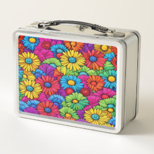 Farbenfrohe Abstrakte Schönheit #322 - Metalldose Metall Brotdose