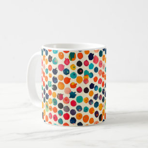 Farbenfrohe abstrakte Spritzer Kaffeetasse