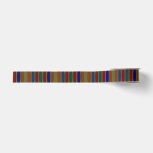 Farbenfrohe Abstrakte Streifen Ripsband