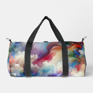Farbenfrohe Abstrakte Swirl-Explosionsarmatur Duffle Bag