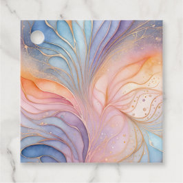 Farbenfrohe Abstrakte Tintenpatronen Geschenkanhänger