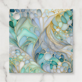 Farbenfrohe Abstrakte Tintenpatronen Geschenkanhänger