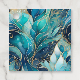 Farbenfrohe Abstrakte Tintenpatronen Geschenkanhänger