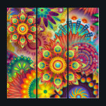 Farbenfrohe Abstrakte Wall Art Deco Triptychon<br><div class="desc">Farbenfrohe Abstrakte Wall Art Deco</div>