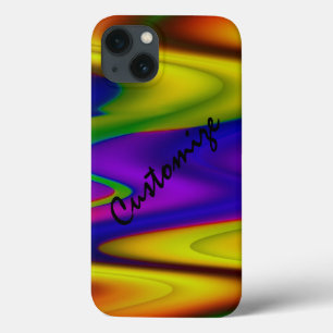 Farbenfrohe Abstrakte Waves Case-Mate iPhone Hülle