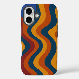 Farbenfrohe Abstrakte Waves Case-Mate iPhone 16 Hülle