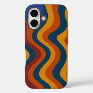 Farbenfrohe Abstrakte Waves Case-Mate iPhone 16 Hülle
