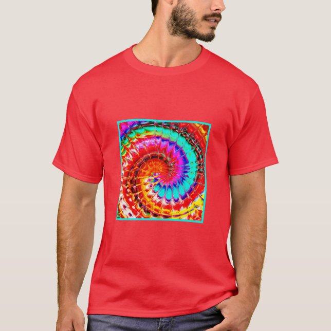 Farbenfrohe Abstraktionen Muster Kunst T-Shirt (Vorderseite)