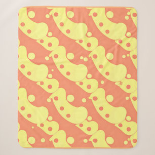 Farbenfrohe Abstraktionsmuster Sherpadecke