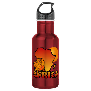 Farbenfrohe AFRICA Trinkflasche