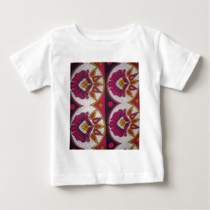 Farbenfrohe afrikanische Stoffe Motif Baby T-shirt