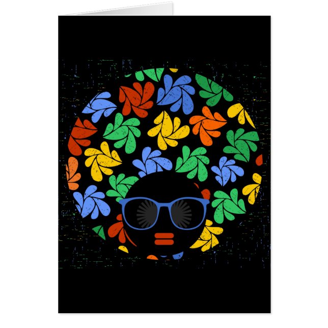 Farbenfrohe Afro-Liebe (Vorne)