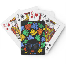 Farbenfrohe Afro-Liebe