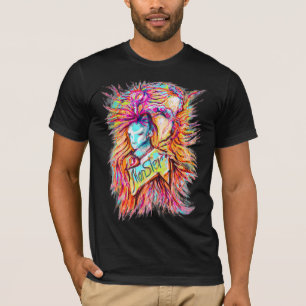 Farbenfrohe Alien Monster Art Pen Zeichnend T - Sh T-Shirt