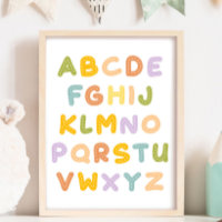 Farbenfrohe Alphabets Süsse Kinderzimmer