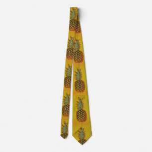 Farbenfrohe Ananas KRAWATTE