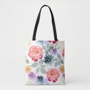 Farbenfrohe Aquarellblumenmuster