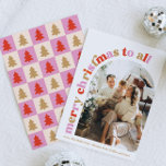Farbenfrohe Arch Foto Frohe Weihnachtskarte Feiertagskarte<br><div class="desc">Foto Weihnachtskarte - Bereit,  von Ihnen personalisiert zu werden!</div>