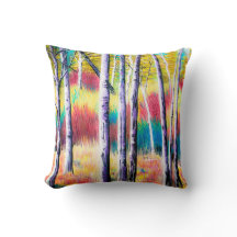 Farbenfrohe Aspen Fall Pillow