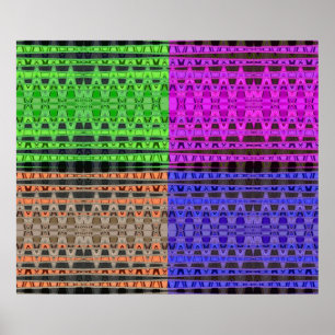 farbenfrohe Atmosphäre Poster