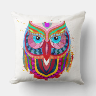 Farbenfrohe Augenillustration Kissen