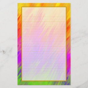 Farbenfrohe Aurora III Feinseilgarn Briefpapier