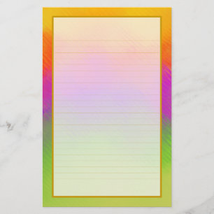 Farbenfrohe Aurora IV Feinseilsteine Briefpapier