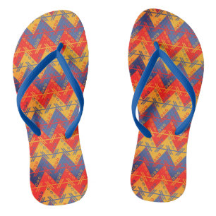 Farbenfrohe Aztec Muster Flip Flops
