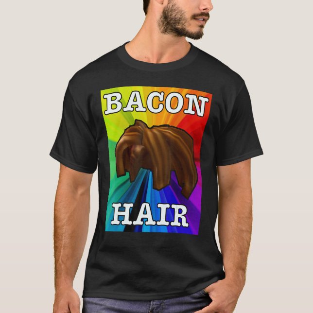 Farbenfrohe Bacon-Haarentwürfe für Jungen oder Mäd T-Shirt (Vorderseite)
