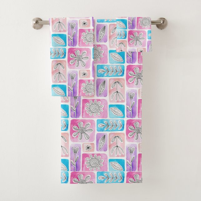 Farbenfrohe Badetücher Set (Insitu)