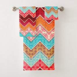 Farbenfrohe Badetücher Set